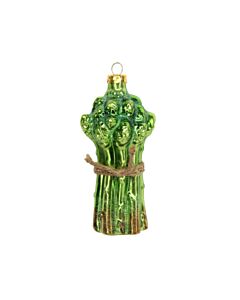Gisela Graham Glass Asparagus Bunch Decoration